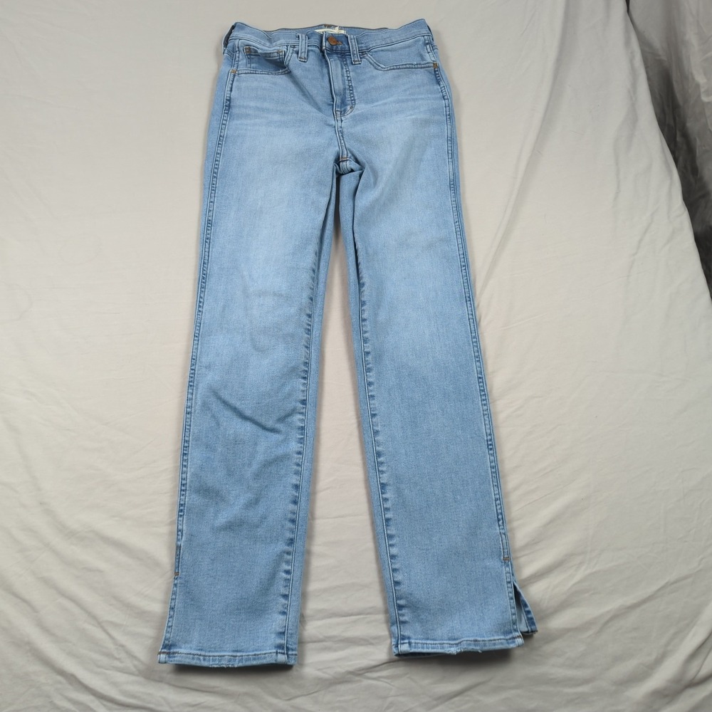 Madewell Jeans Womens‎ 26 Blue Roadtripper Stovepipe Split Hem Casual Stretch